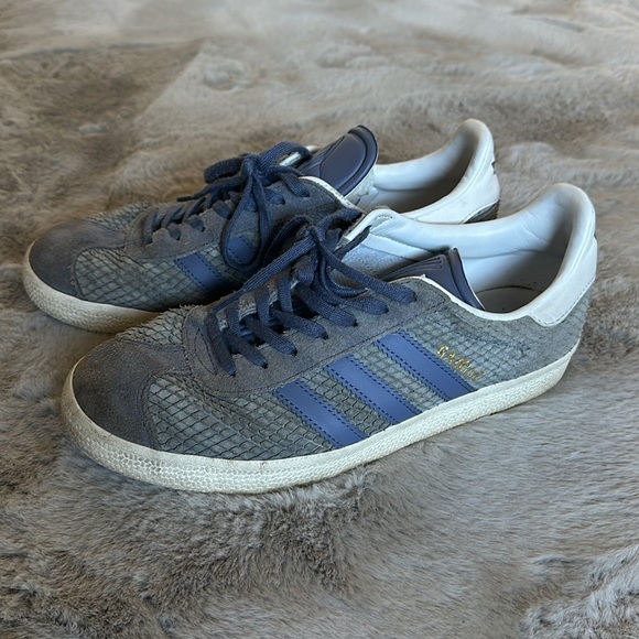 Adidas Gazelle Snake Purple Lavender Sneakers 8 - Picture 3 of 10